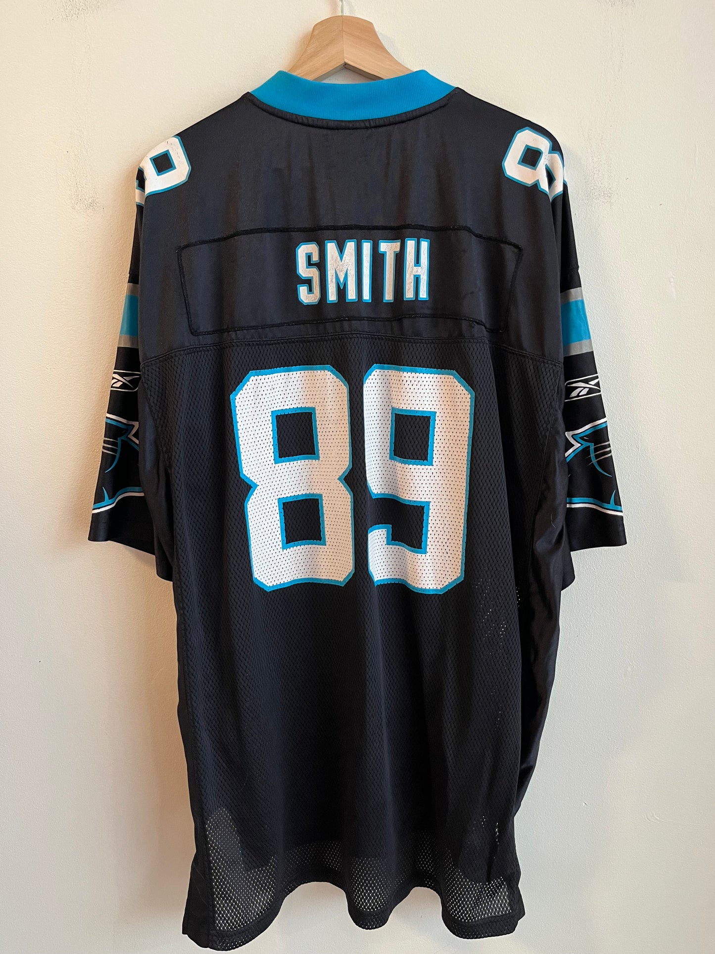 00s Carolina Panthers Steve Smith Reebok Home Jersey (XL)