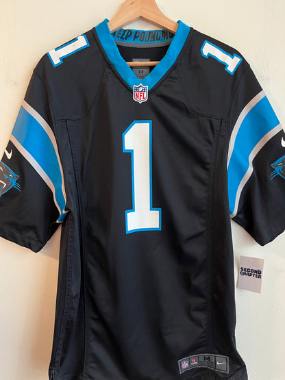 2013 Carolina Panthers Cam Newton Nike Home Jersey (M)