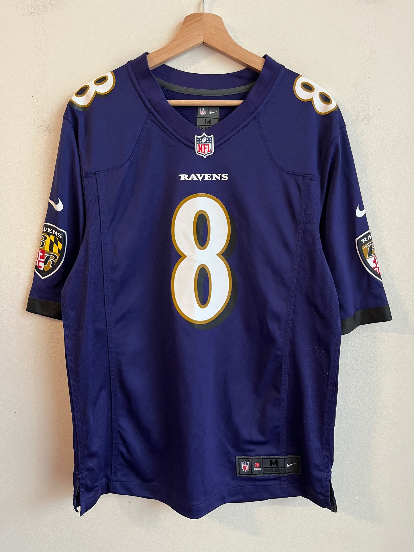 2019 Baltimore Ravens Lamar Jackson Nike Purple Jersey (M)