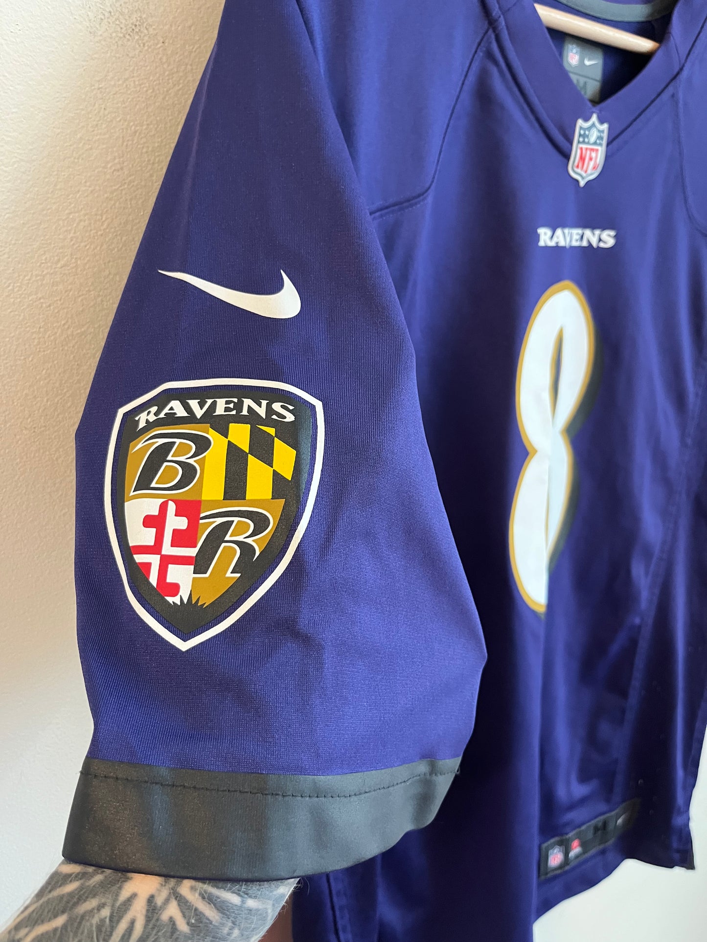 2019 Baltimore Ravens Lamar Jackson Nike Purple Jersey (M)