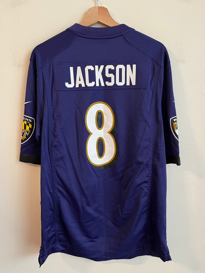 2019 Baltimore Ravens Lamar Jackson Nike Purple Jersey (M)