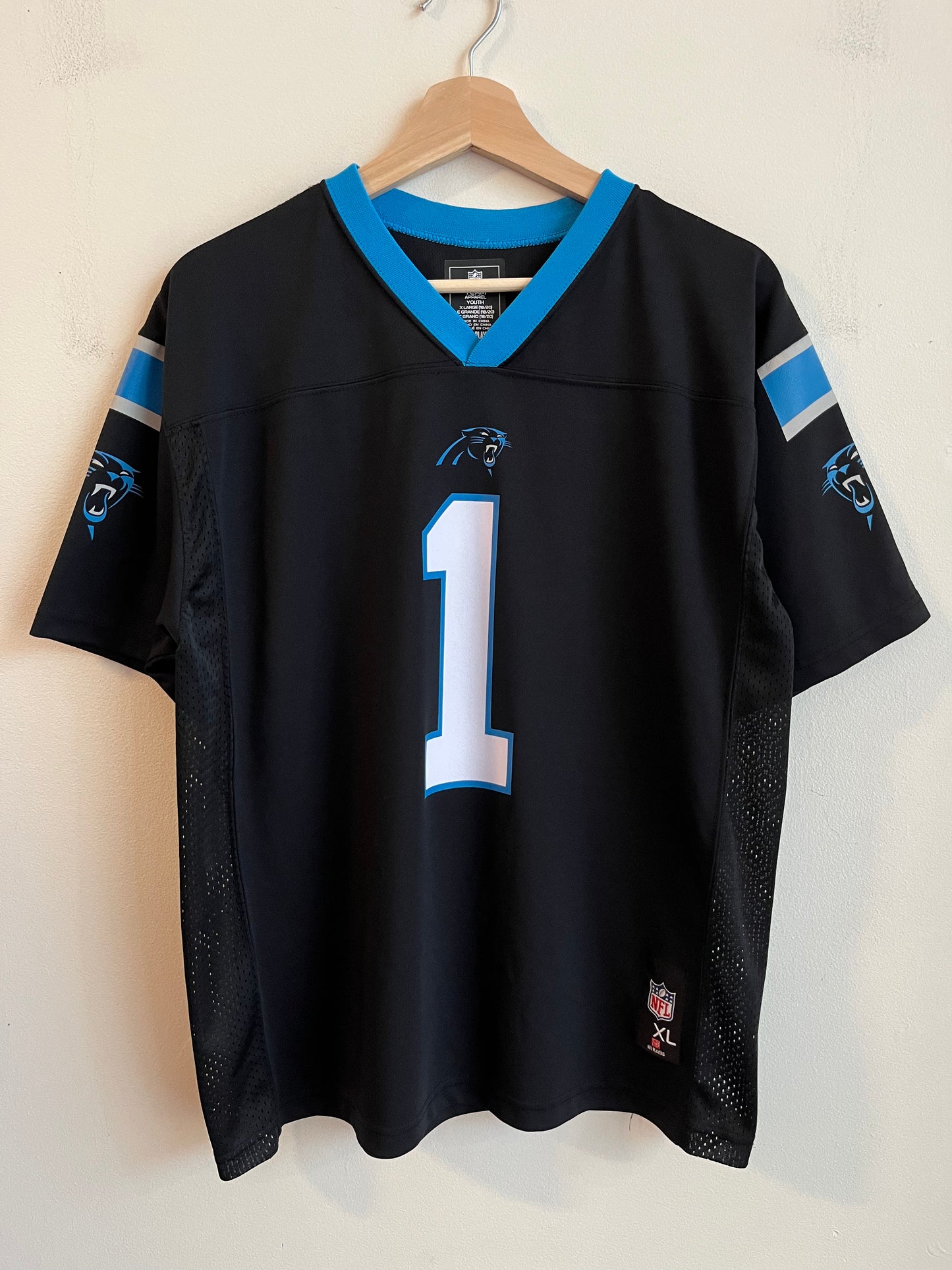 2010s Carolina Panthers Cam Newton NFL Players Jersey (Youth XL)