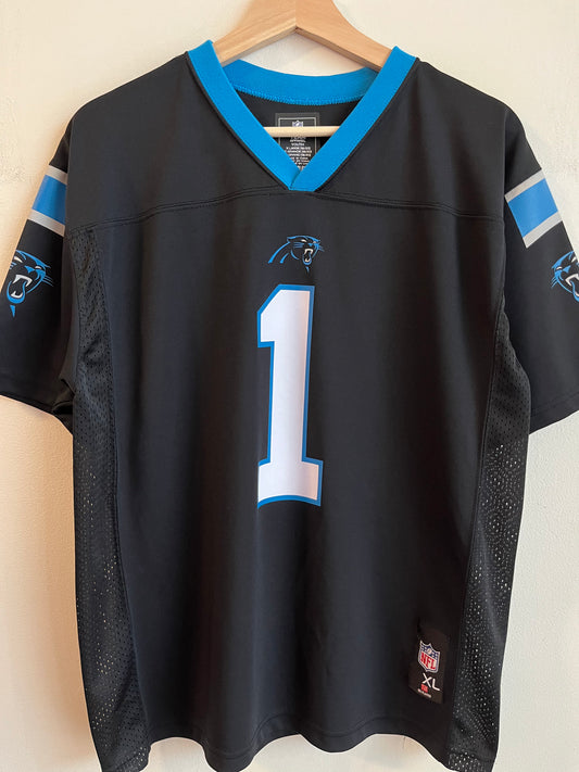 2010s Carolina Panthers Cam Newton NFL Players Jersey (Youth XL)