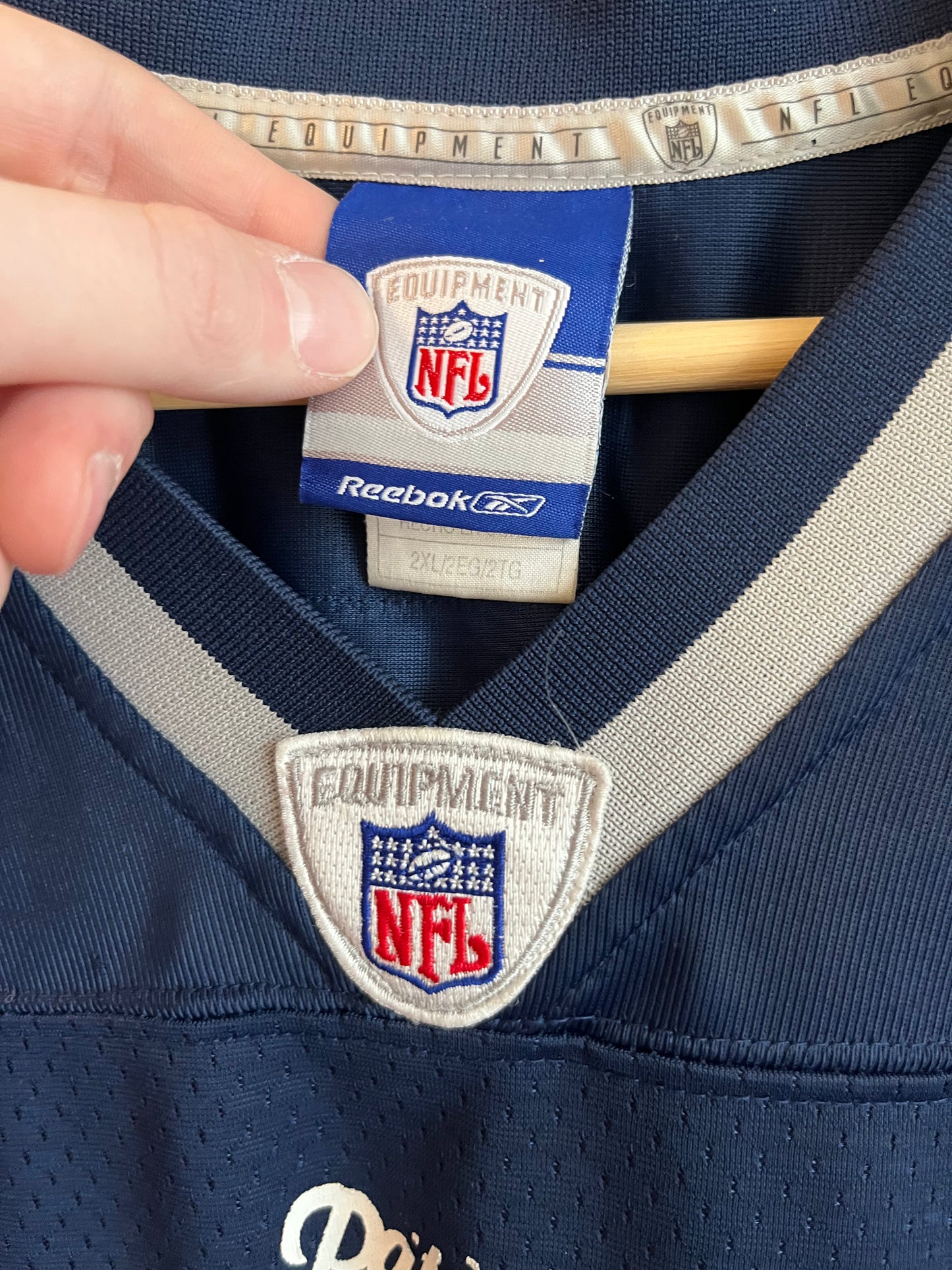 00s New England Patriots Tom Brady Stitched Reebok Home Jersey (XXL)