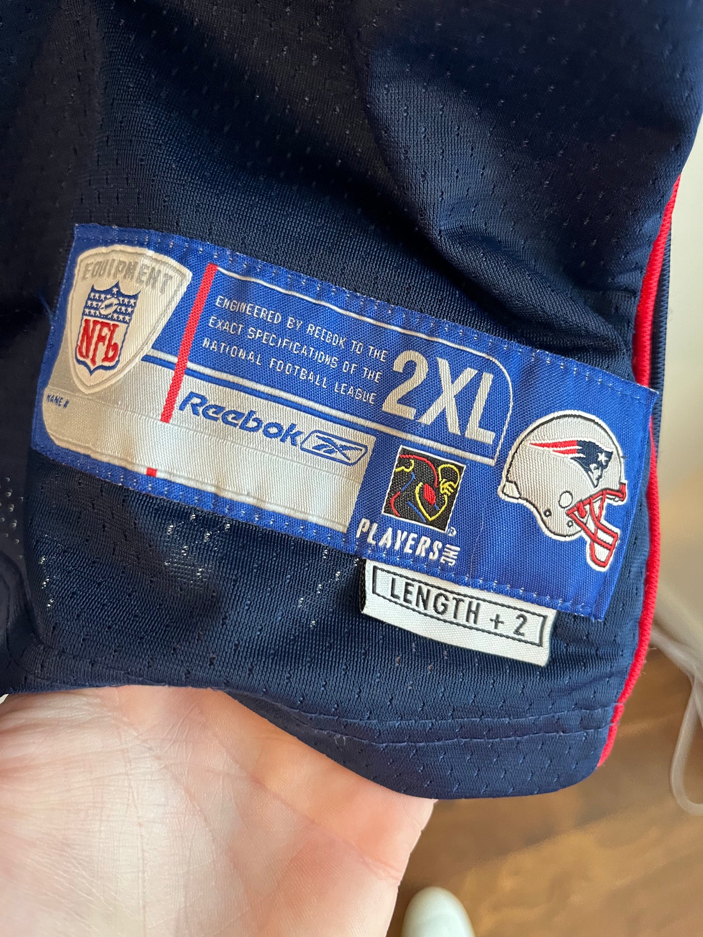 00s New England Patriots Tom Brady Stitched Reebok Home Jersey (XXL)