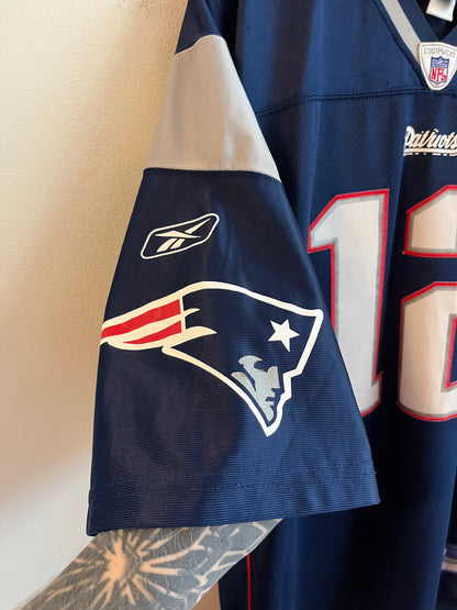 00s New England Patriots Tom Brady Stitched Reebok Home Jersey (XXL)