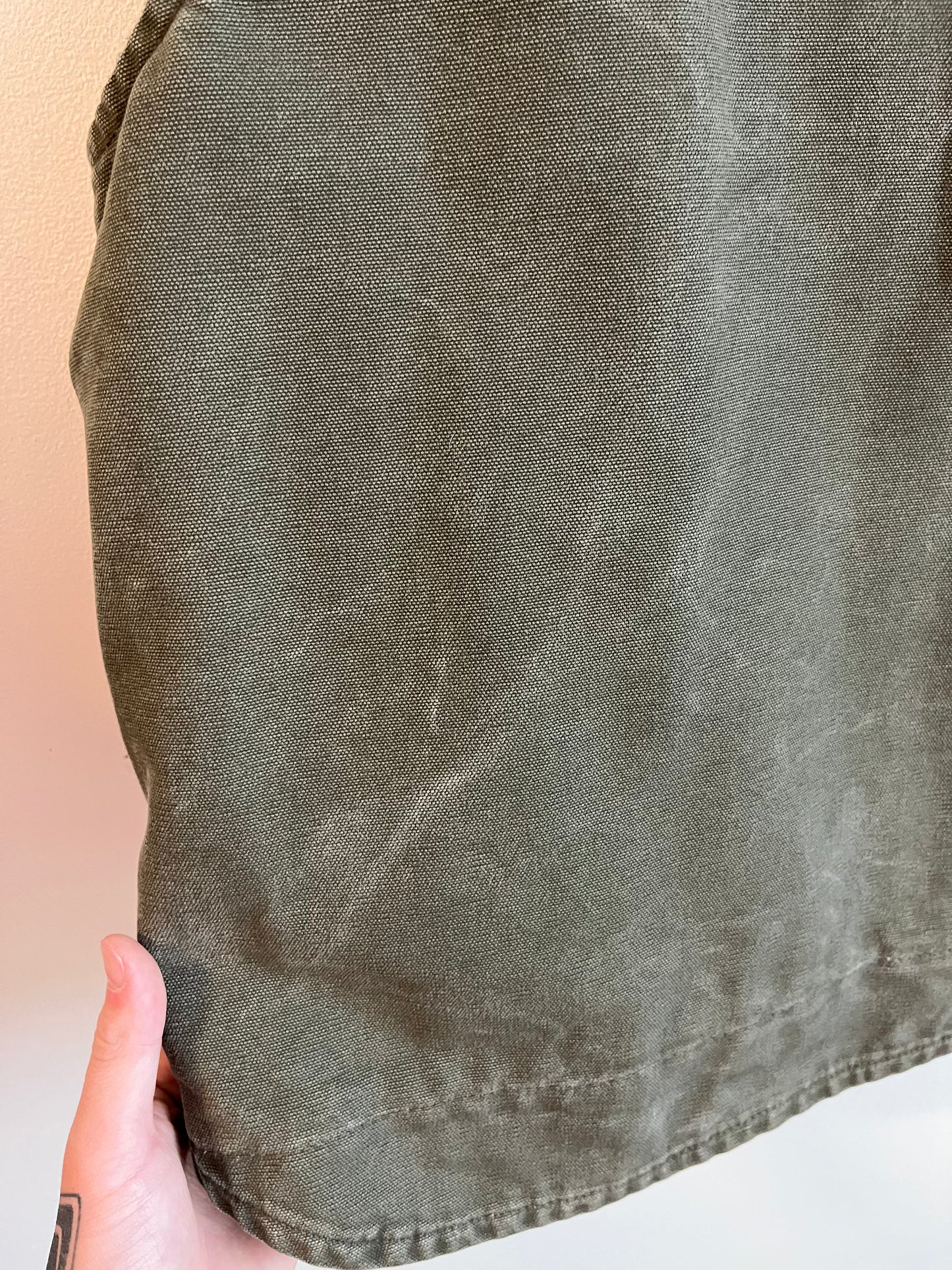 2013 Carhartt Army Green Sherpa Lined Vest (XXL)