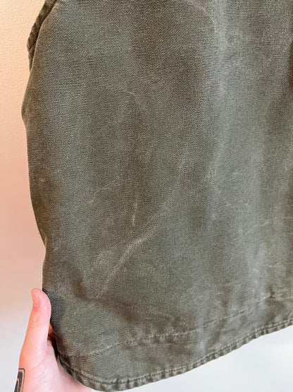 2013 Carhartt Army Green Sherpa Lined Vest (XXL)