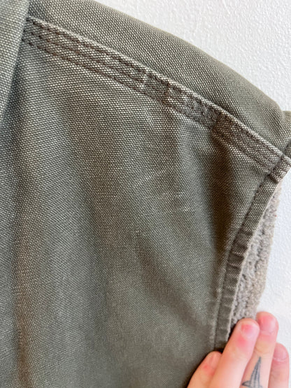 2013 Carhartt Army Green Sherpa Lined Vest (XXL)