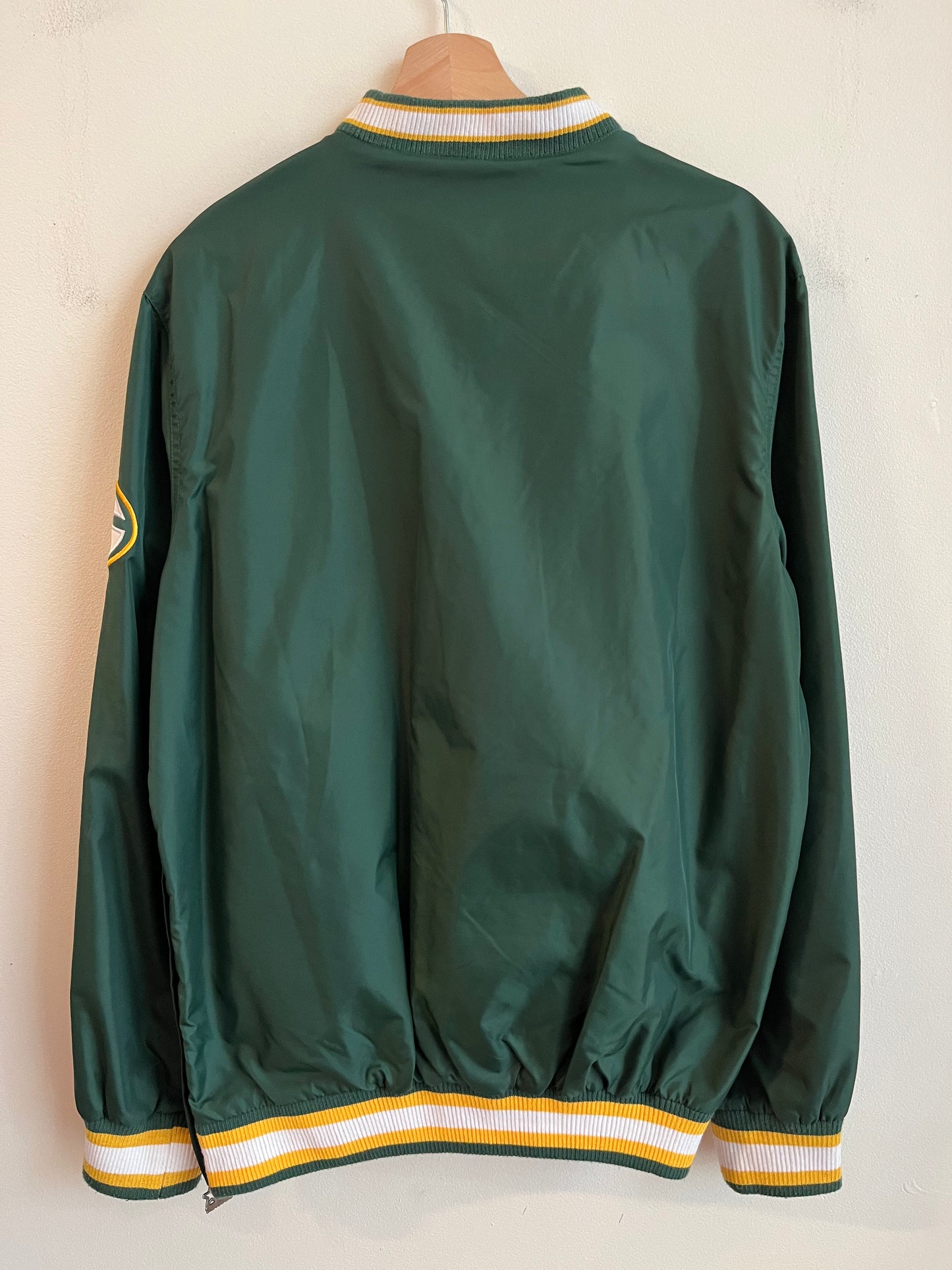 00s Green Bay Packers Starter Spell Out Windbreaker (M)