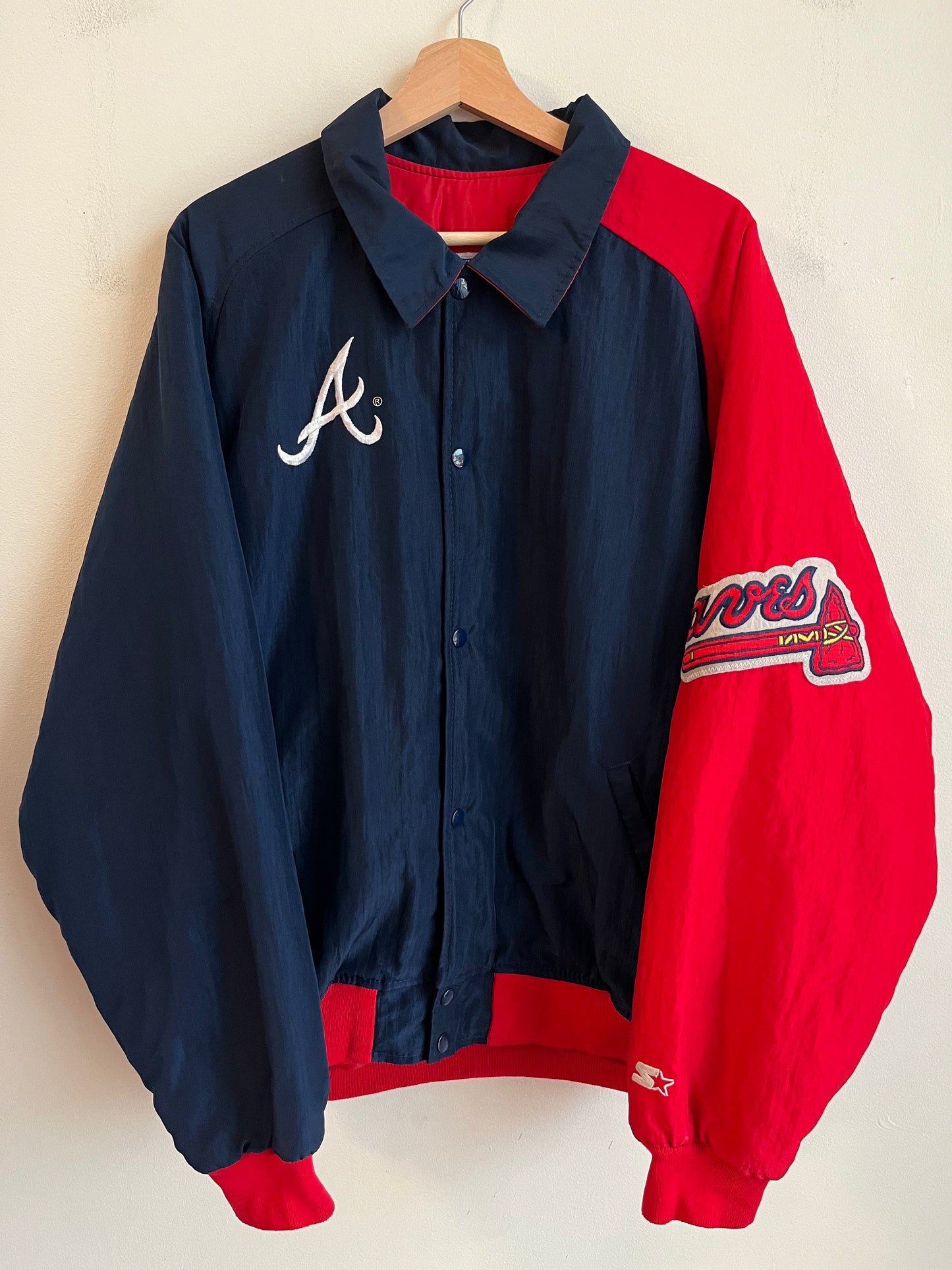 90s Atlanta Braves Starter Diamond Collection Jacket (XL)
