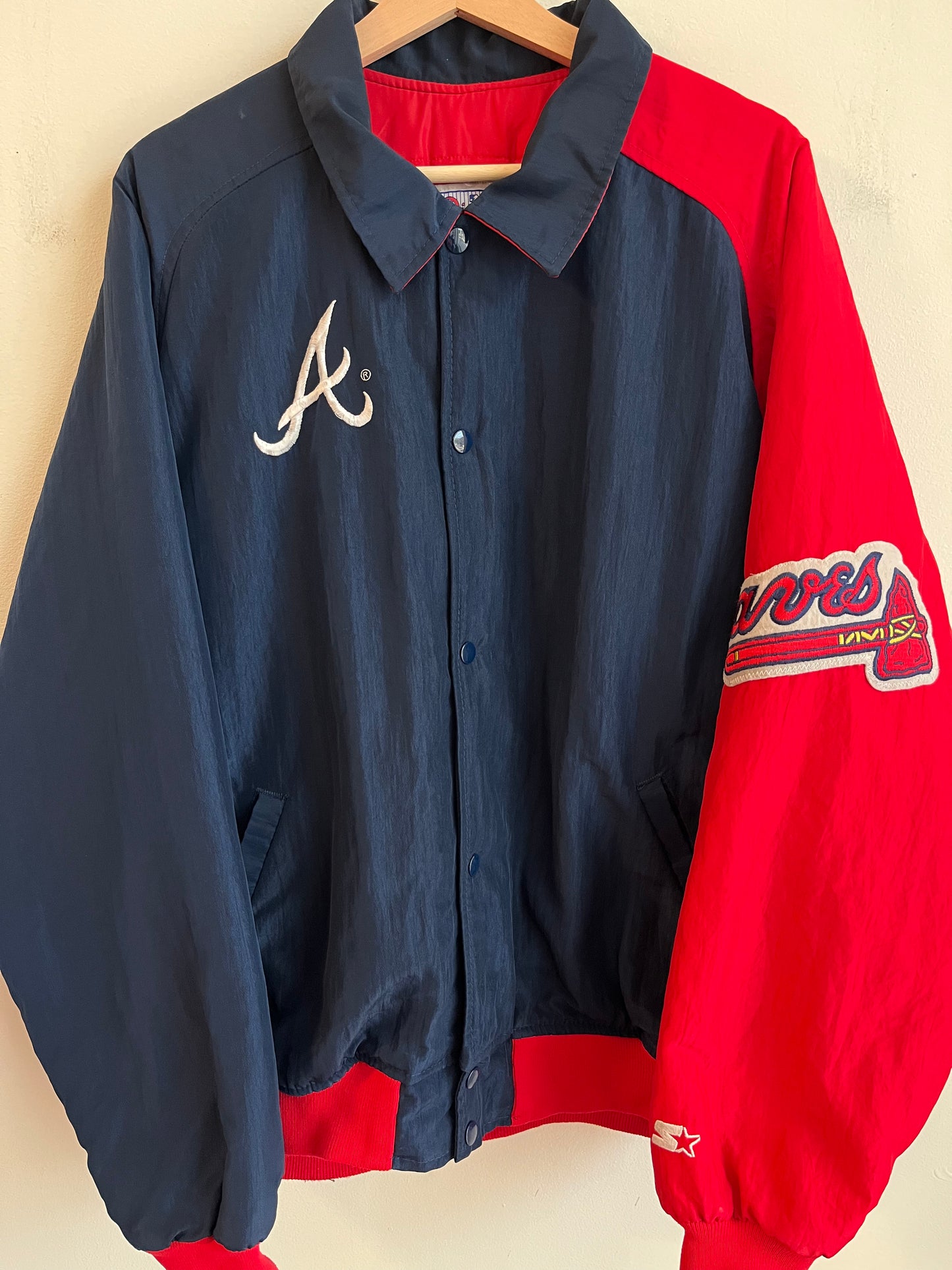 90s Atlanta Braves Starter Diamond Collection Jacket (XL)