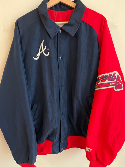 90s Atlanta Braves Starter Diamond Collection Jacket (XL)