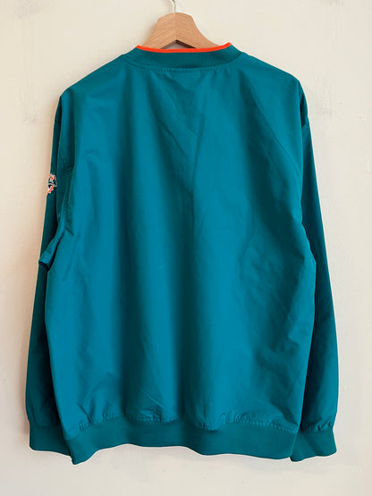 00s Miami Dolphins Teal NFL Windbreaker (M)