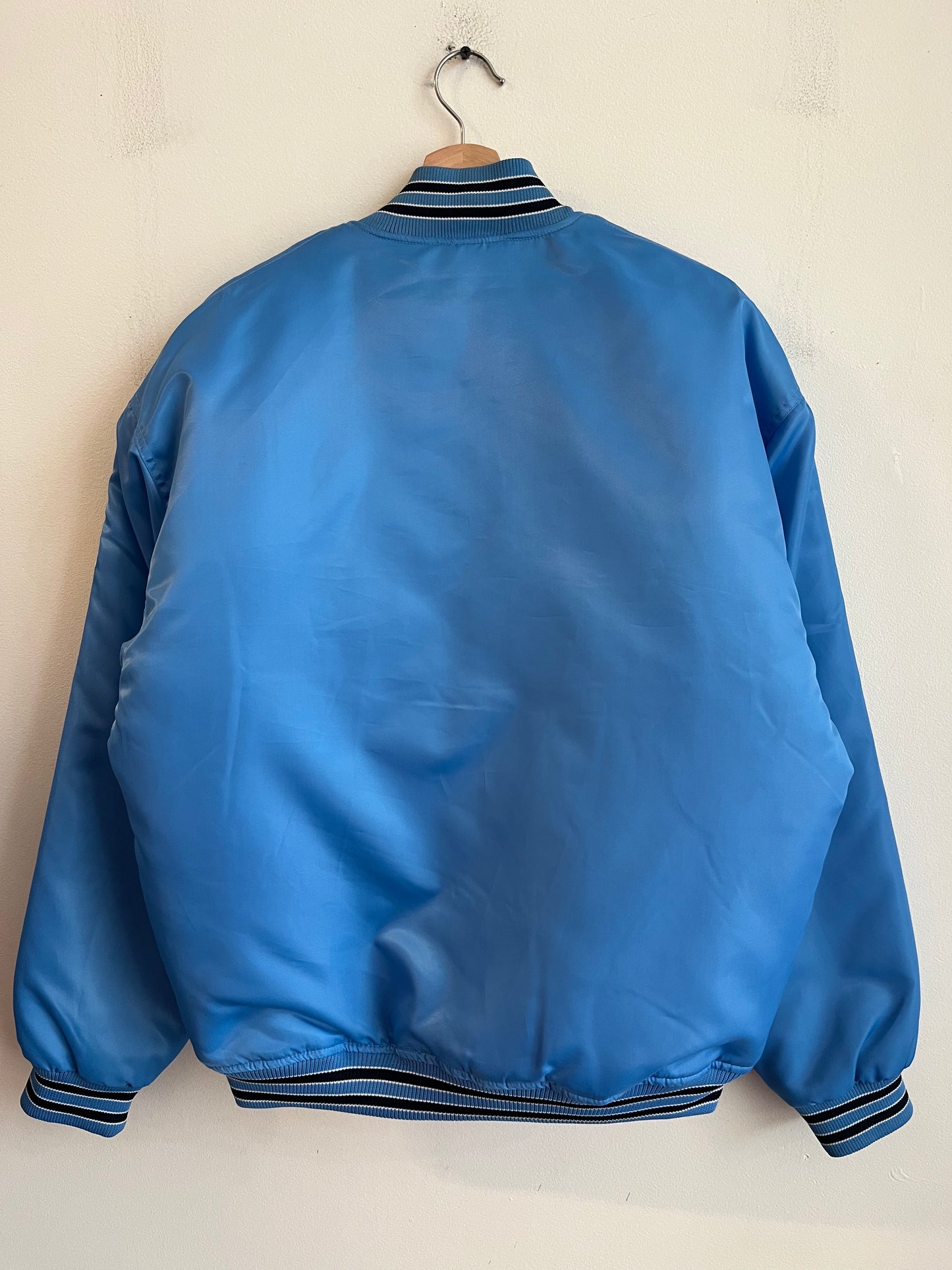 90s UNC University of North Carolina Tar Heels Satin Jacket (M)