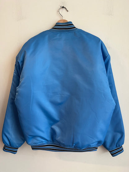 90s UNC University of North Carolina Tar Heels Satin Jacket (M)