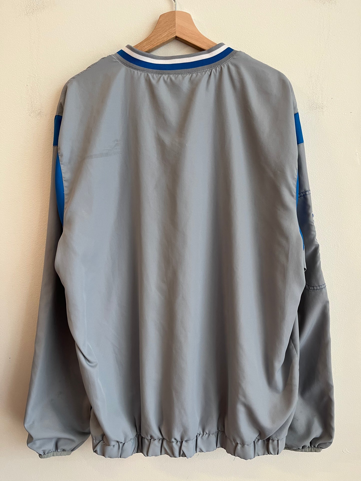 2010s Detroit Lions NFL Grey Windbreaker (XL)