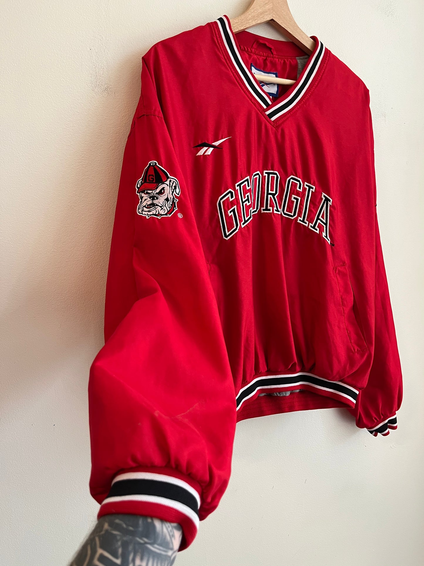 90s Georgia Bulldogs Reebok Windbreaker (M)