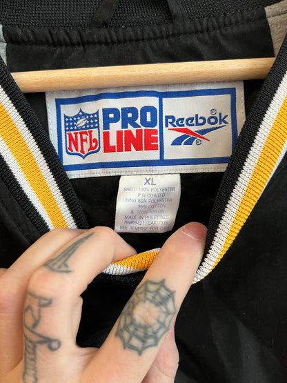 90s Pittsburgh Steelers Reebok Pro Line Windbreaker (XL)
