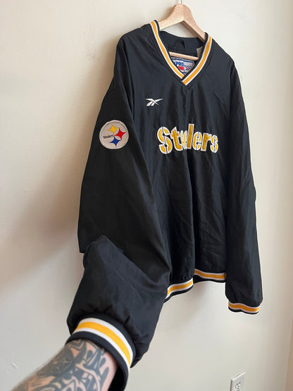90s Pittsburgh Steelers Reebok Pro Line Windbreaker (XL)