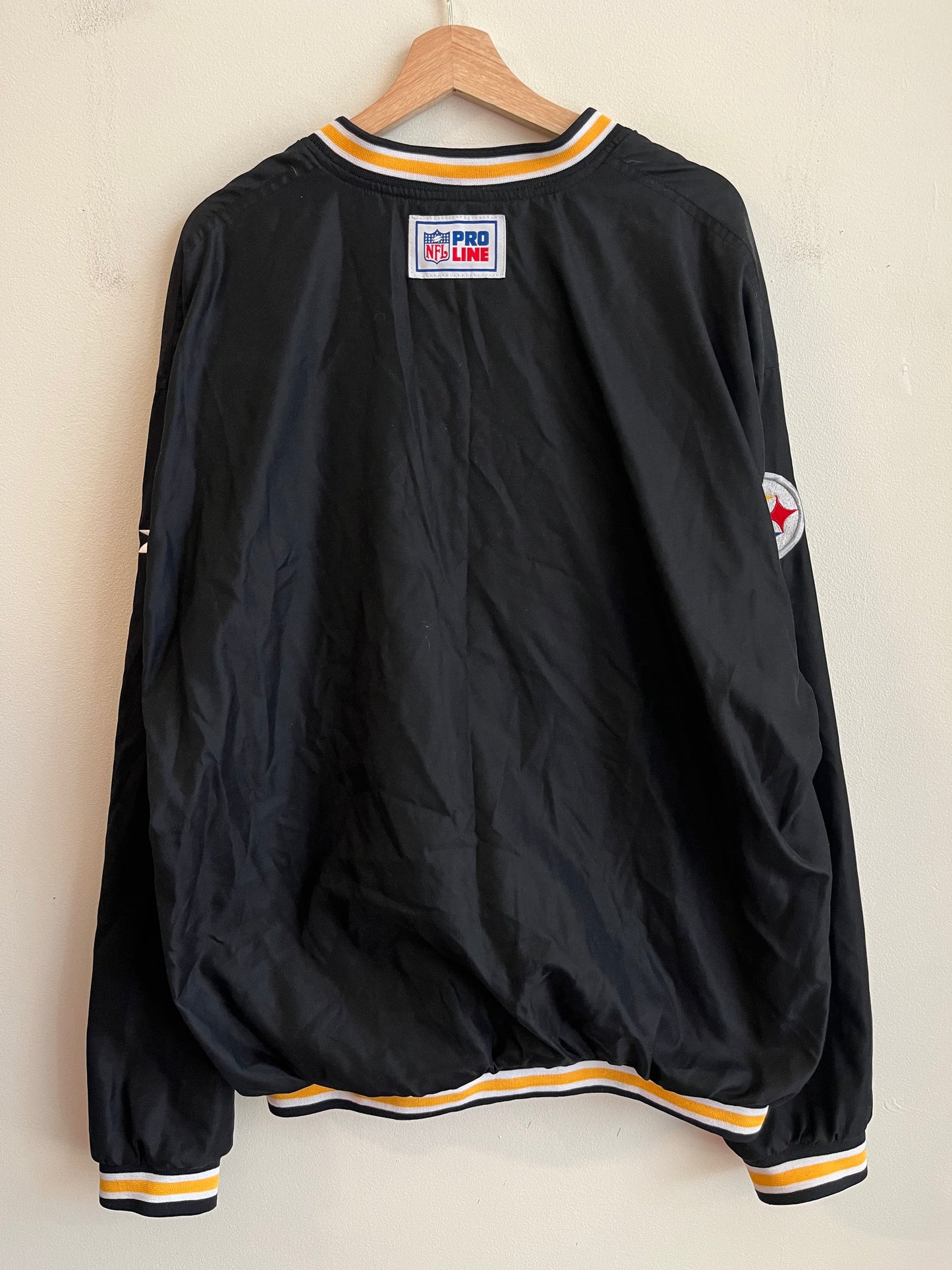 90s Pittsburgh Steelers Reebok Pro Line Windbreaker (XL)