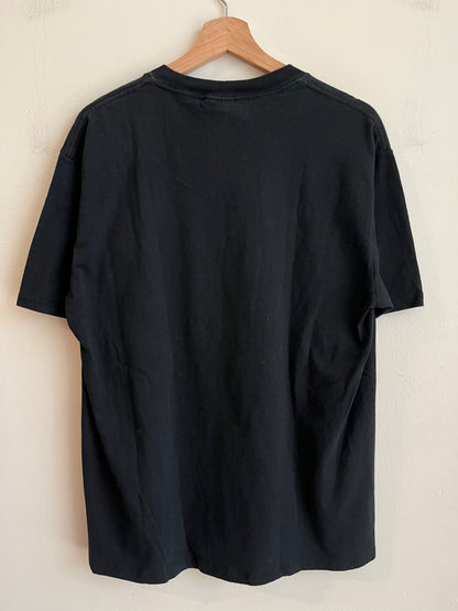1999 Carolina Panthers Black Faded Logo Tee (L)