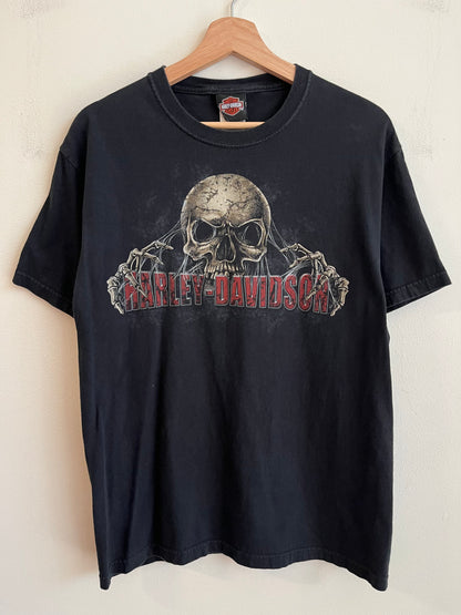 2010 Harley Davidson Skeleton Billerica, MA Tee (M)