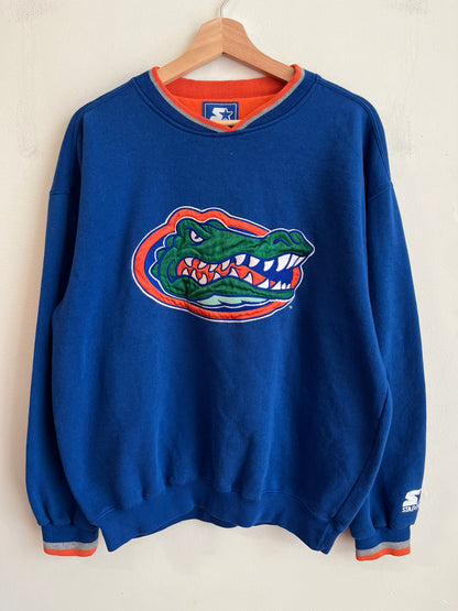 90s Florida Gators Starter Embroidered Crewneck (M)