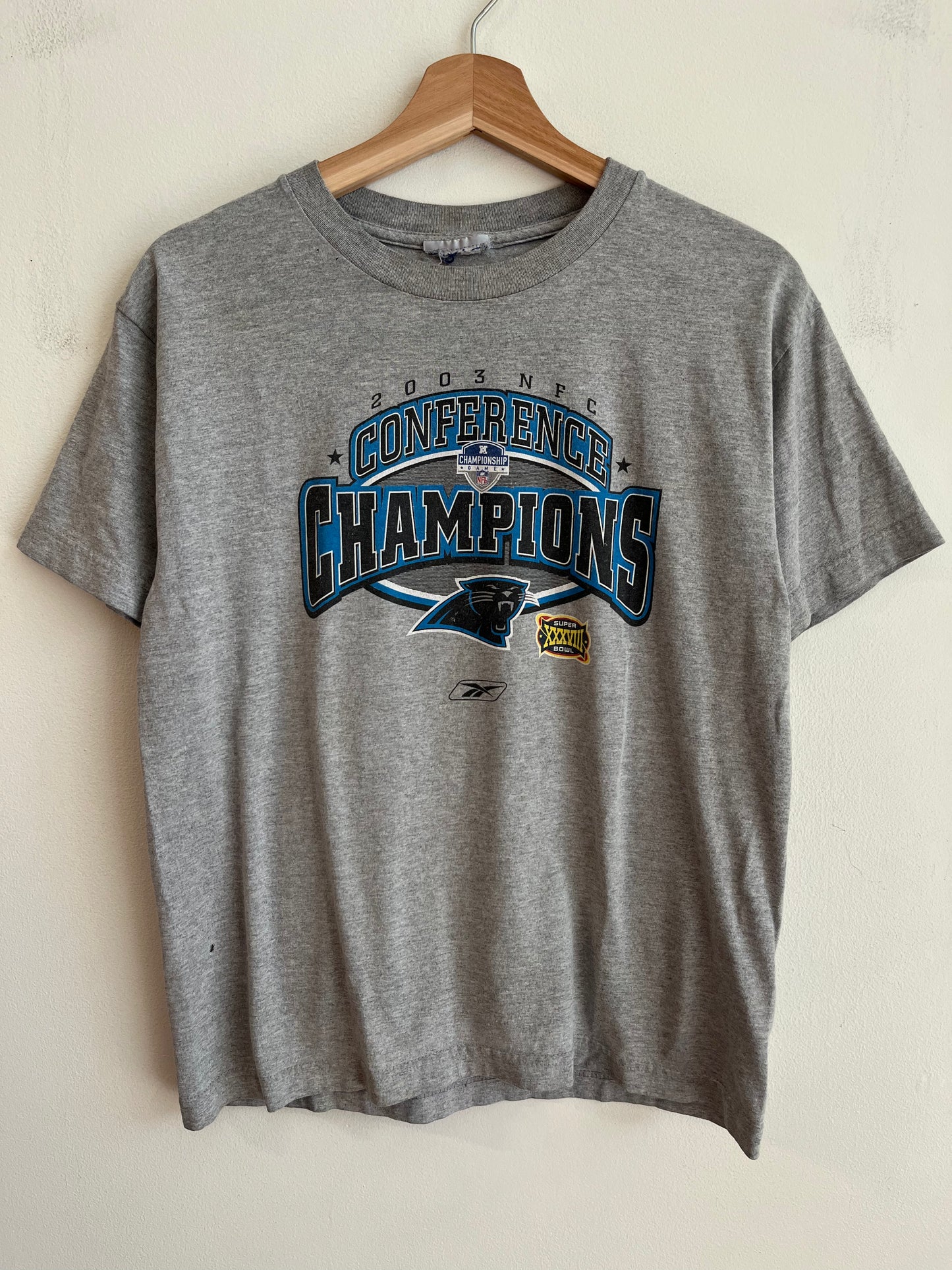 2003 Carolina Panthers Conference Champions Tee (S)