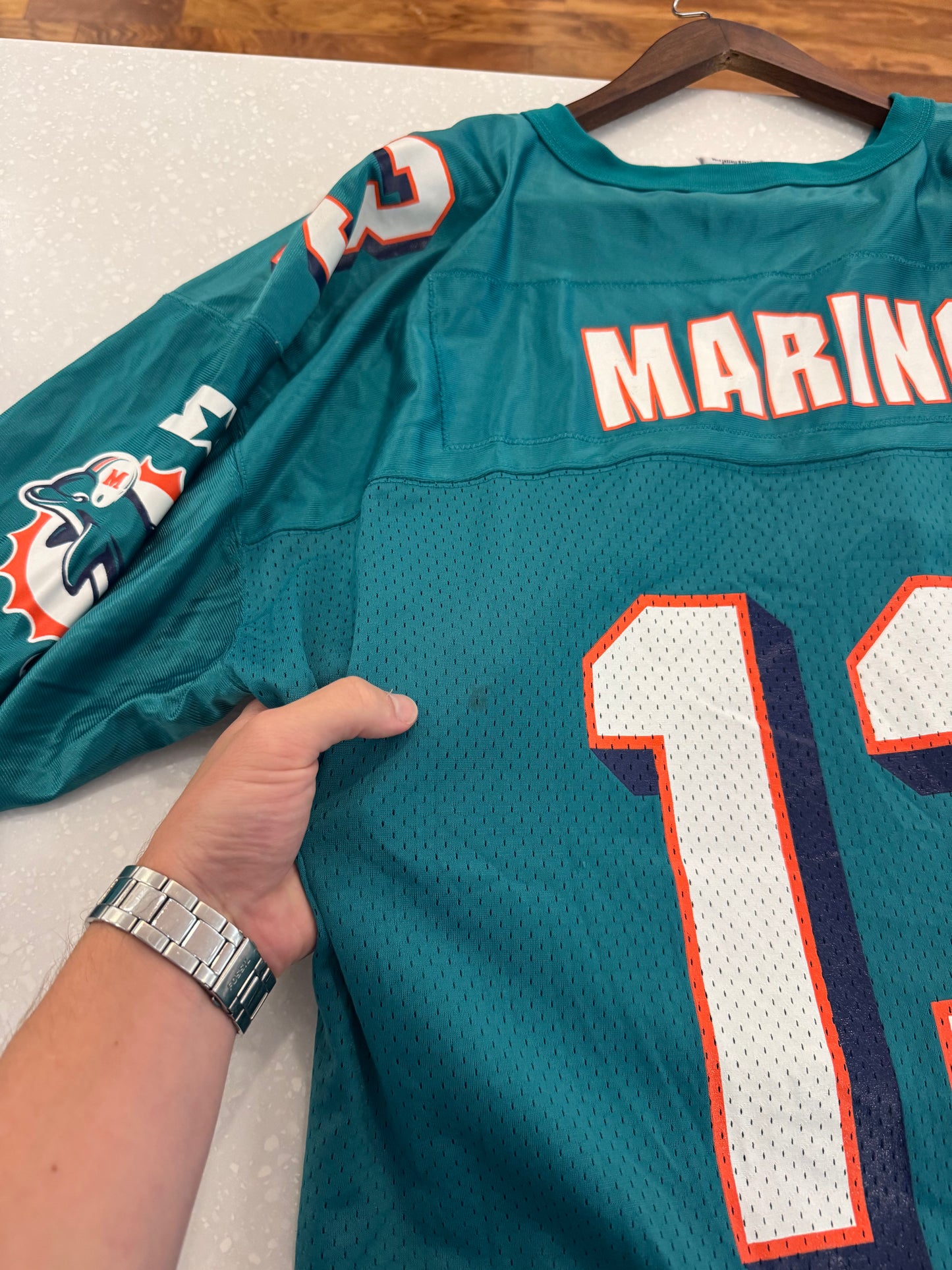 90s Miami Dolphins Dan Marino Starter Home Jersey (XL)