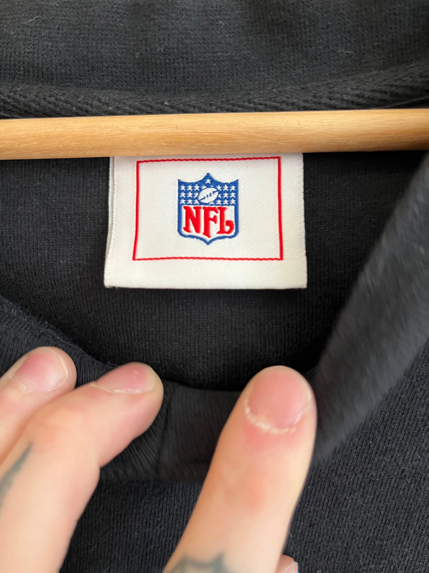 00s Carolina Panthers Two Tone Long Sleeve Shirt (XL)