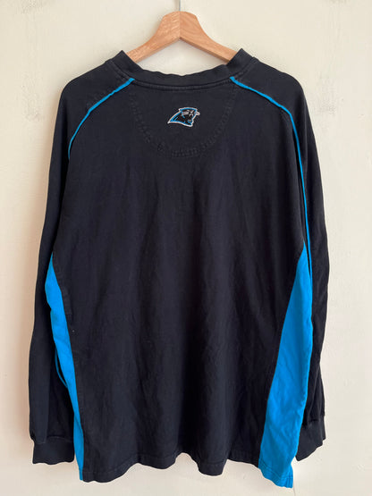 00s Carolina Panthers Two Tone Long Sleeve Shirt (XL)