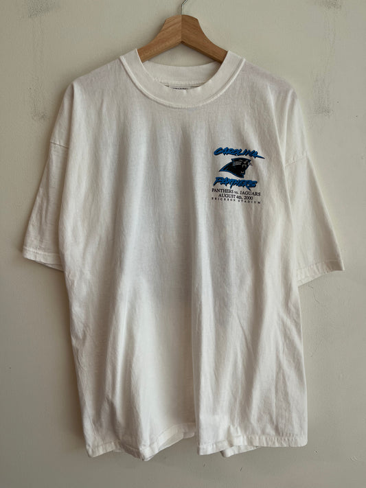 2000 Carolina Panthers vs Jacksonville Jaguars “The Winning Line-Up” Tee (XXL)