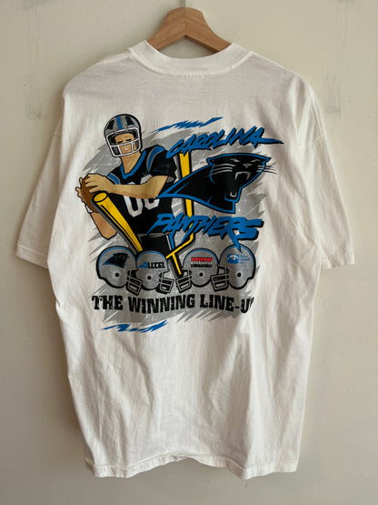 2000 Carolina Panthers vs Jacksonville Jaguars “The Winning Line-Up” Tee (XXL)