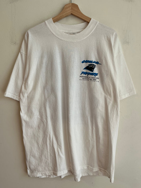 2000 Carolina Panthers vs Jacksonville Jaguars “The Winning Line-Up” Tee (XL)
