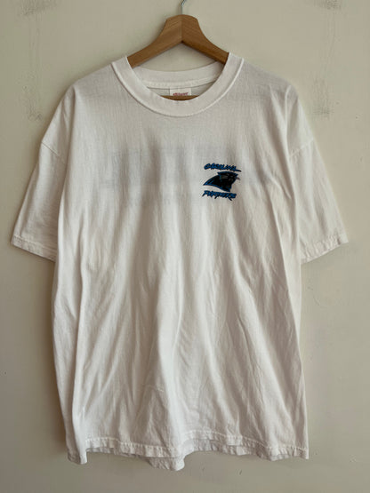 00s Carolina Panthers Simple Cat Scratch Alltel Tee (XL)