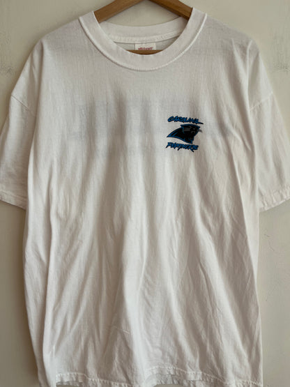 00s Carolina Panthers Simple Cat Scratch Alltel Tee (XL)