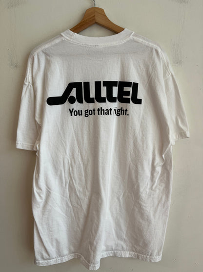 00s Carolina Panthers Simple Cat Scratch Alltel Tee (XL)