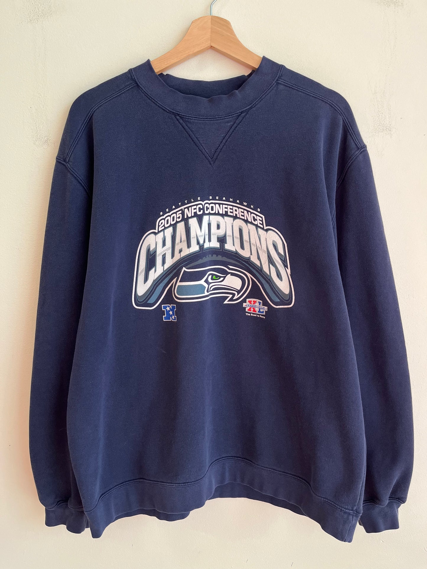 2005 Seattle Seahawks NFC Champions Crewneck (M)