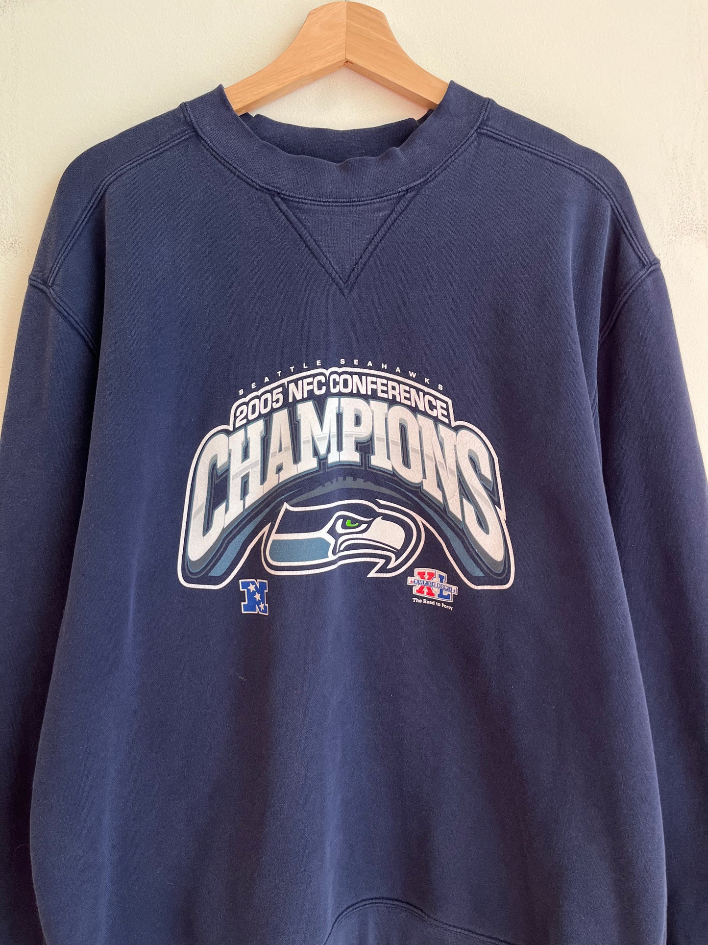 2005 Seattle Seahawks NFC Champions Crewneck (M)