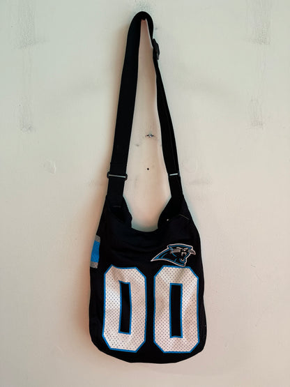 Carolina Panthers Football Jersey Crossbody Mesh Shoulder Bag