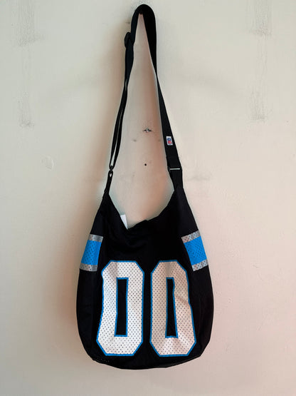 Carolina Panthers Football Jersey Crossbody Mesh Shoulder Bag