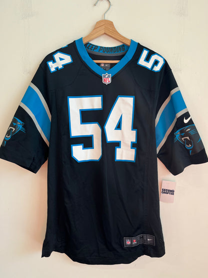 2010s Carolina Panthers Shaq Thompson Nike Home Jersey (M)