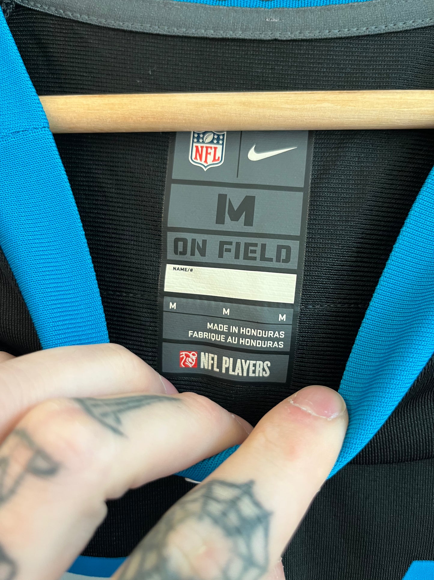 2010s Carolina Panthers Shaq Thompson Nike Home Jersey (M)