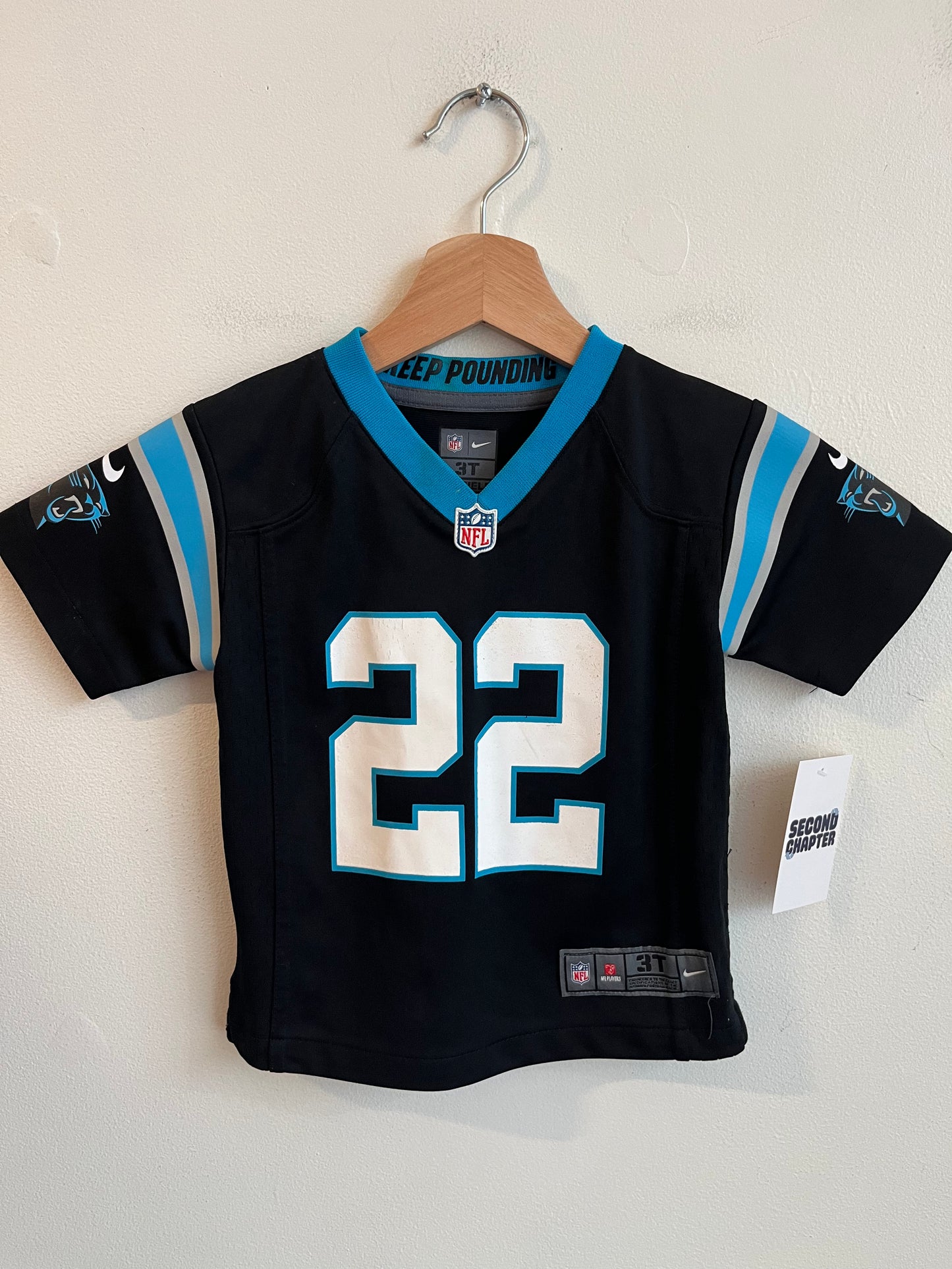 2016 Carolina Panthers Christian McCaffery Toddler Nike Home Jersey (3T)