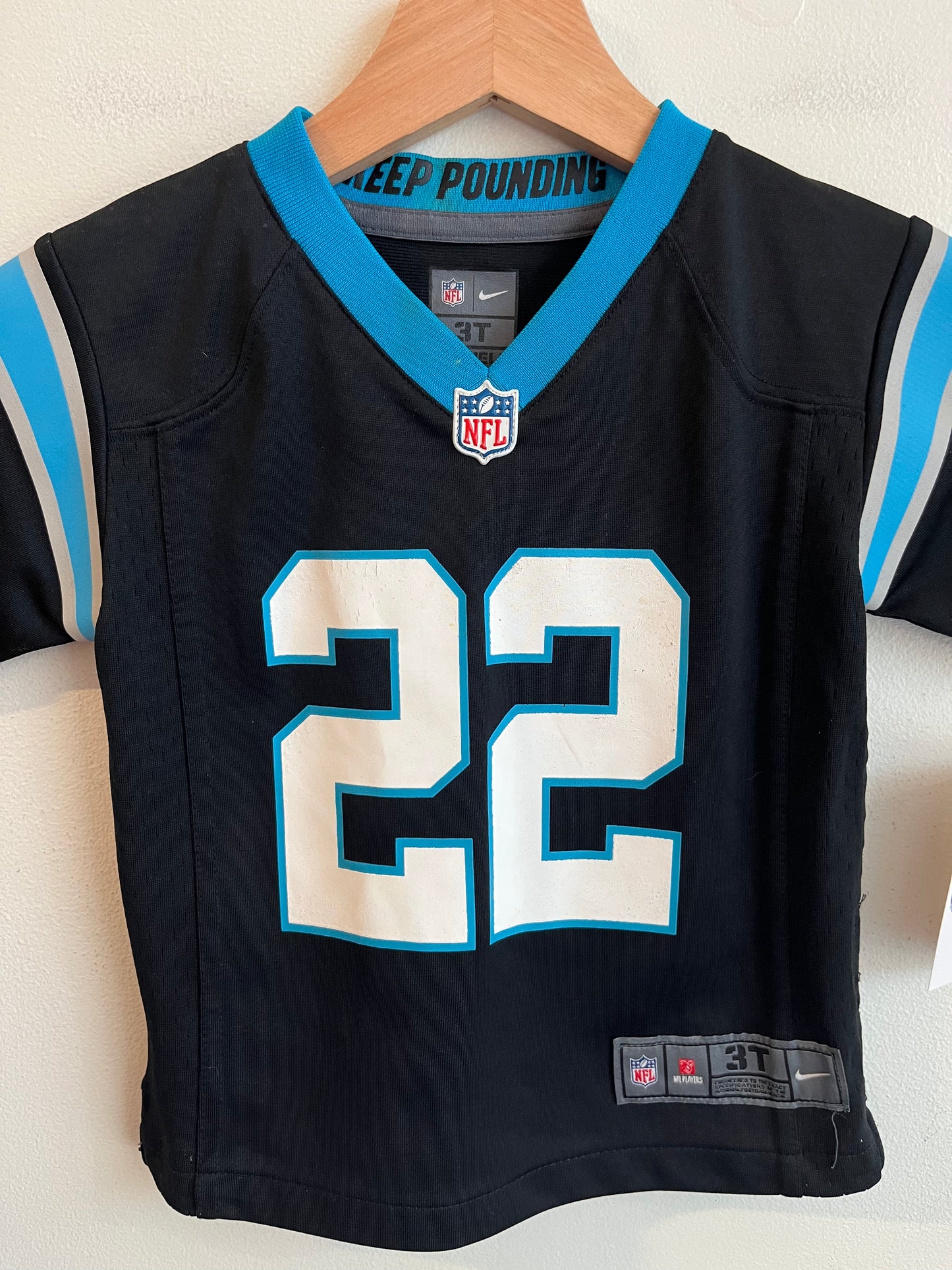 2016 Carolina Panthers Christian McCaffery Toddler Nike Home Jersey (3T)
