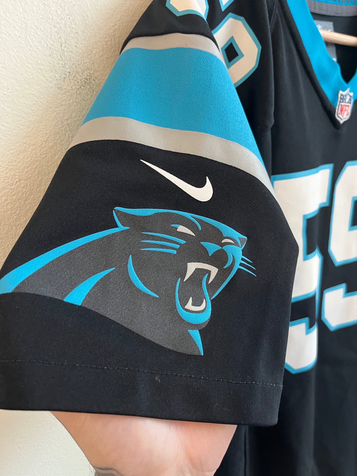 00s Carolina Panthers Luke Kuechly Nike Home Jersey (Youth XL)