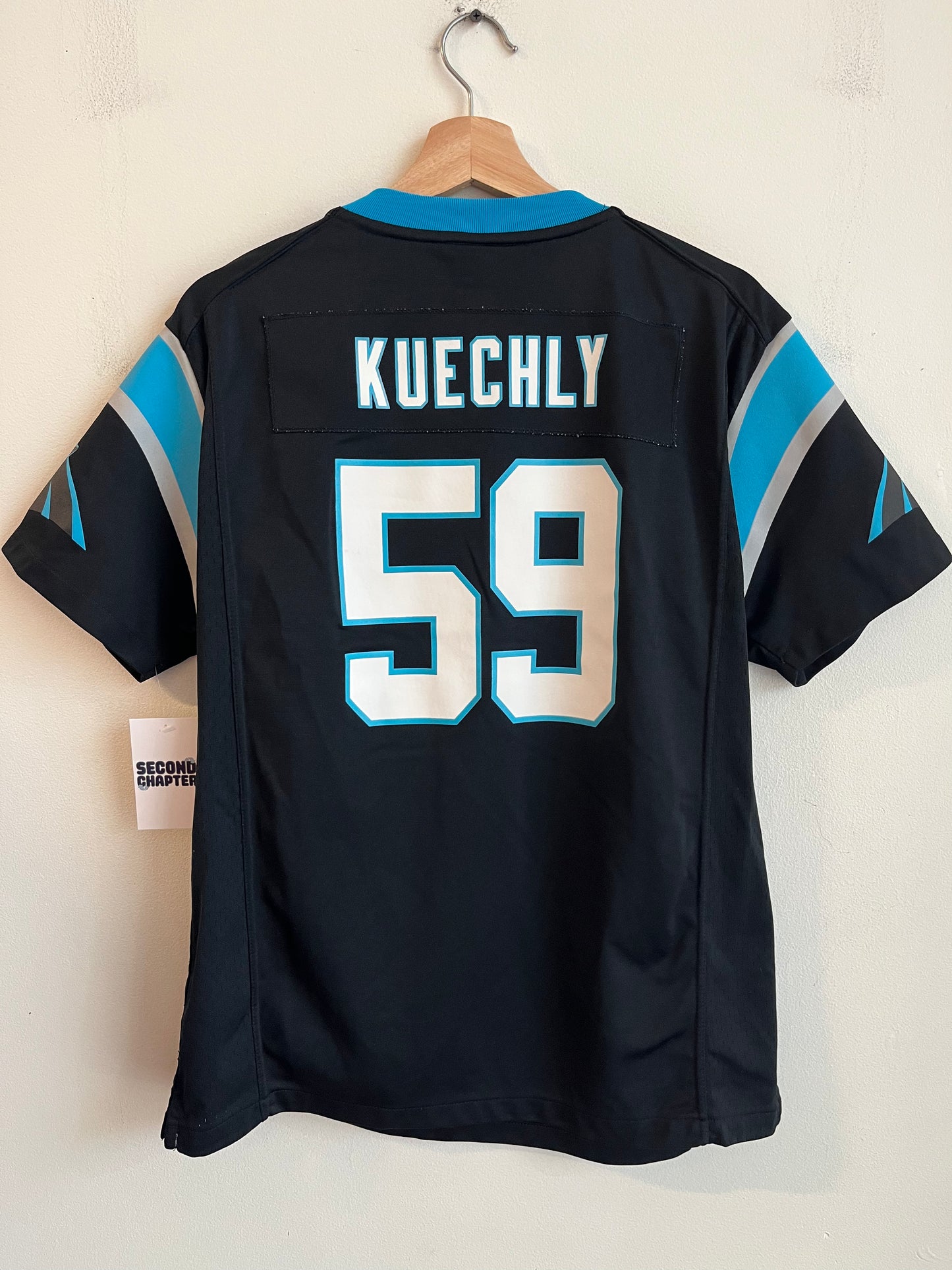 00s Carolina Panthers Luke Kuechly Nike Home Jersey (Youth XL)