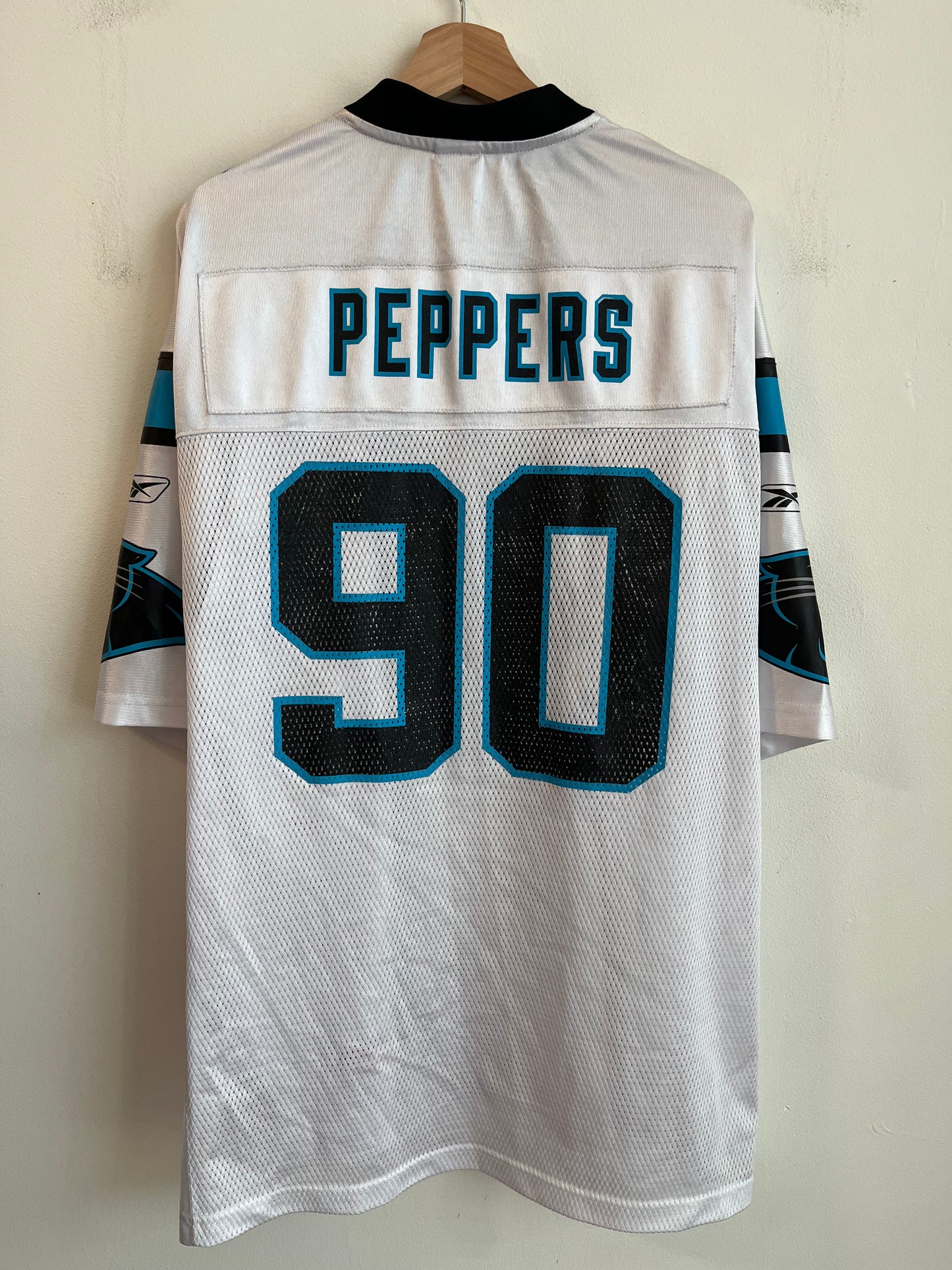 00s Carolina Panthers Julius Peppers Away Jersey (XL)
