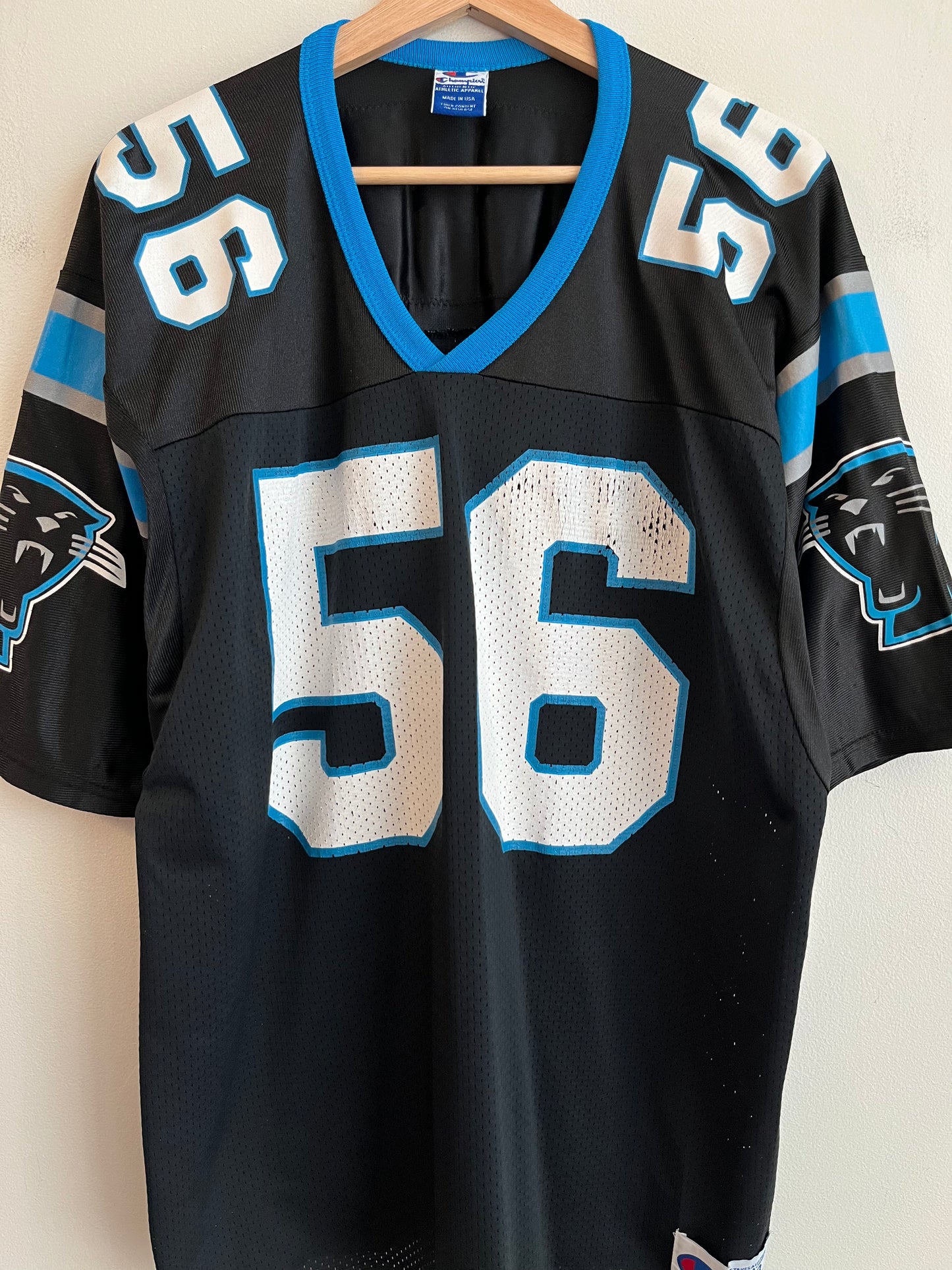 90s Carolina Panthers Michael Barrow Champion Jersey (L)